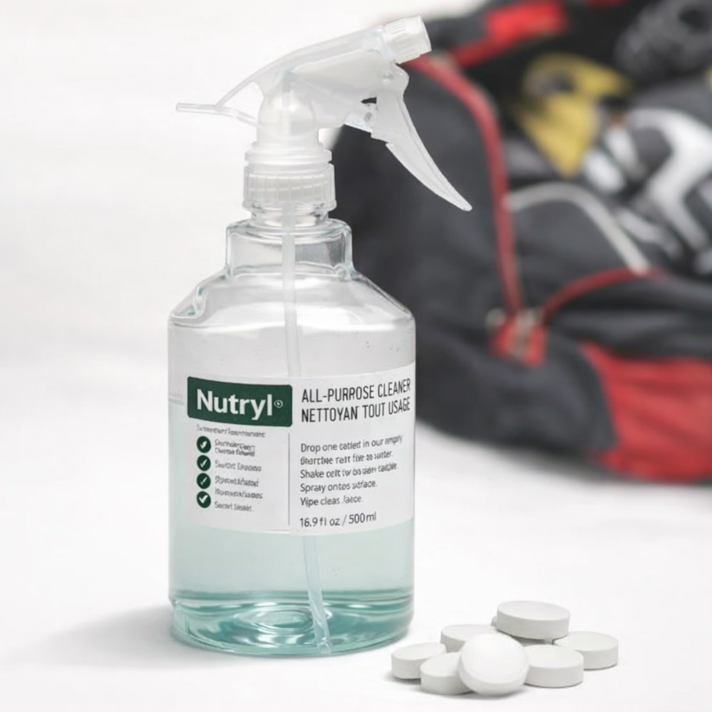 Nutryl™ Tablet Strip + Spray Bottle